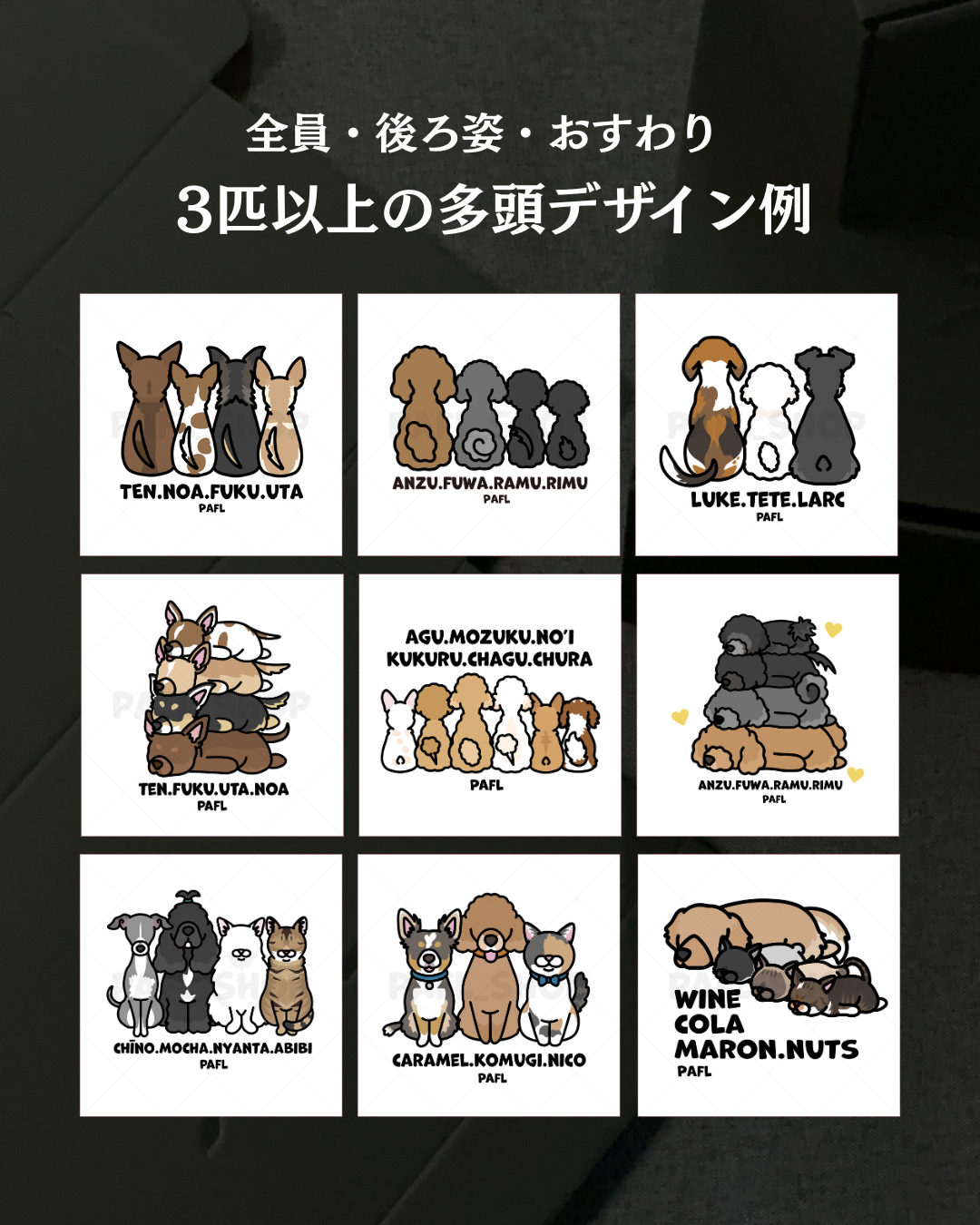 FAMILY SET B / ゆるぱふタイプ