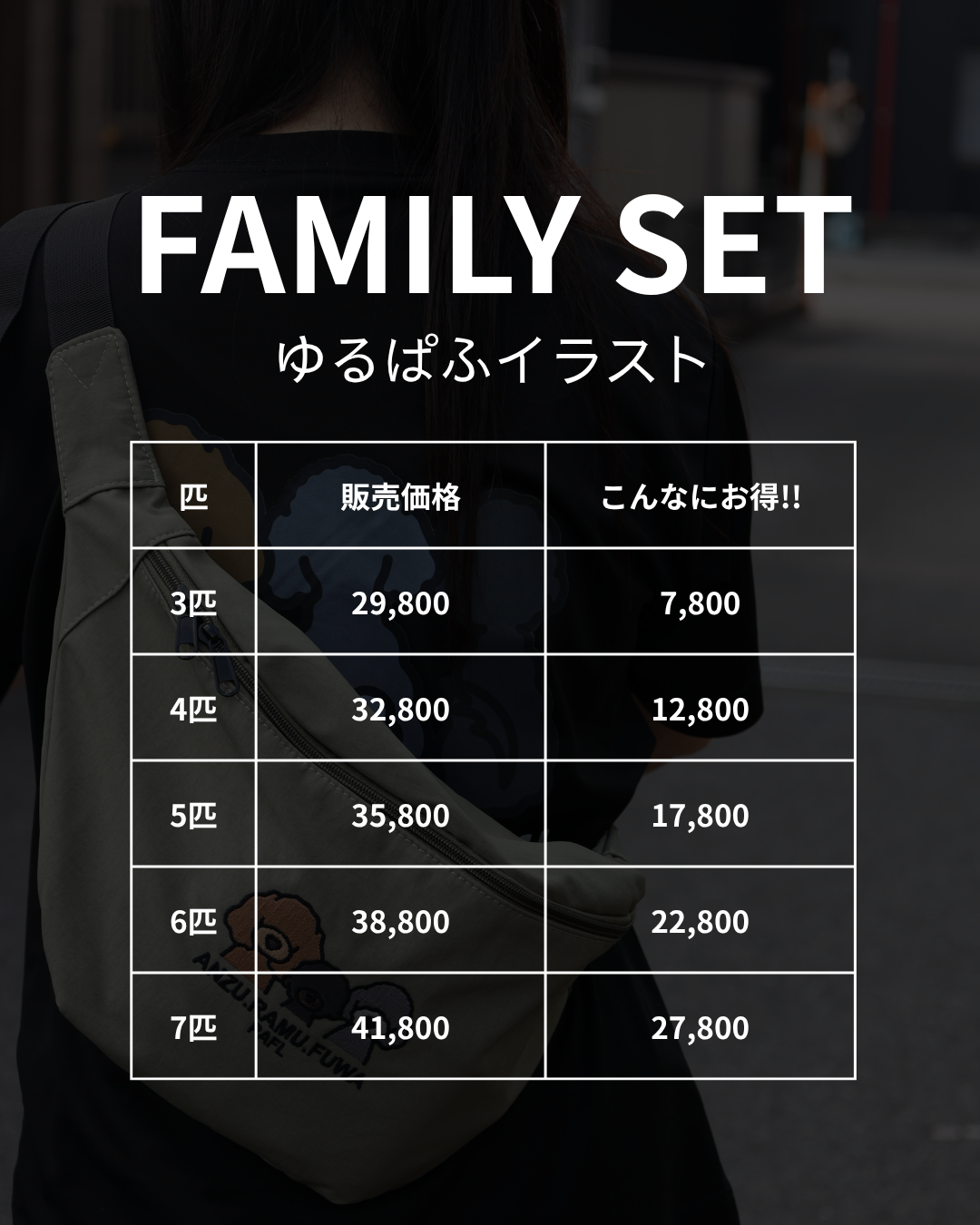 FAMILY SET A / ゆるぱふタイプ