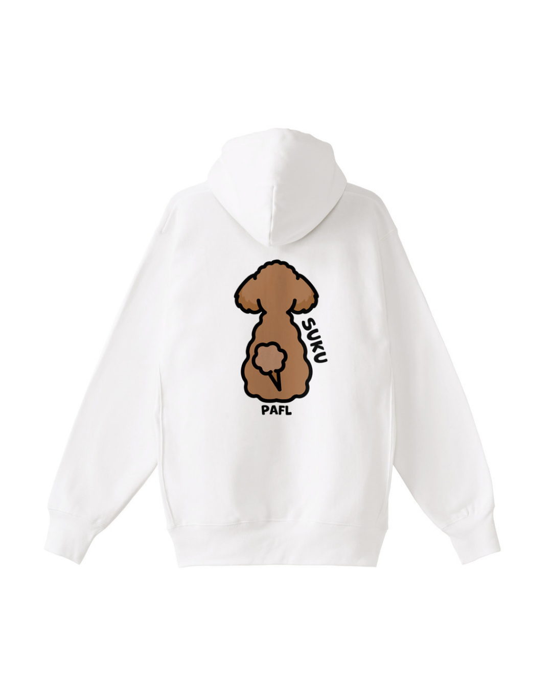 裏起毛ジップアップパーカー