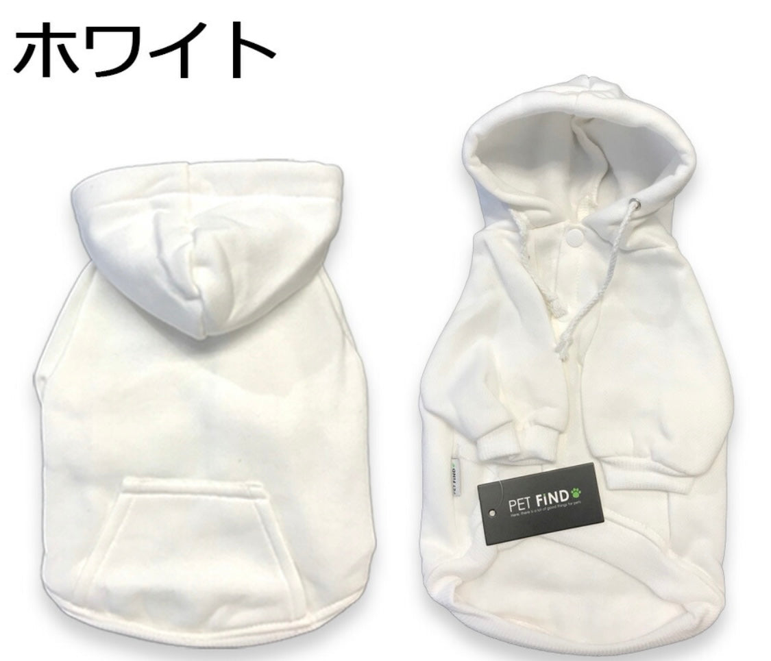 裏起毛ドックパーカー（前開きタイプ）
